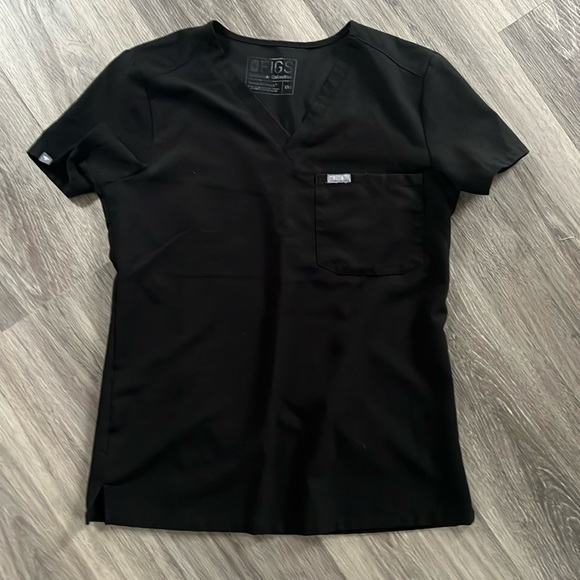 Figs Tops Figs Technical Collection Scrub Top Black Xxs Poshmark